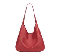 Genérico Ooomay Maya Shoulder Bag, Ooomay Bag, Vegan Leather Tote Bags, Casual Trendy Soft Bags, for Everything Not Look Bulky (Red)