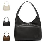 Genérico Ooomay Maya - Shoulder Bag, Ooomay Maya Tote Bag, Vegan Leather Trendy Soft Mayas Tote Bags for Women (Black)