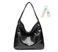 Genérico Ooomay Maya Tote Bag, The Maya Shoulder Bag by Ooomay, Vegan Leather Trendy Soft Spacious Yet Slim Design (black-A)