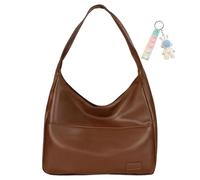 Genérico Ooomay Maya Tote Bag, The Maya Shoulder Bag by Ooomay, Vegan Leather Trendy Soft Spacious Yet Slim Design (brown)