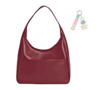 Genérico Ooomay Maya Tote Bag, The Maya Shoulder Bag by Ooomay, Vegan Leather Trendy Soft Spacious Yet Slim Design (red)