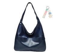 Genérico Ooomay Maya Tote Bag, The Maya Shoulder Bag by Ooomay, Vegan Leather Trendy Soft Spacious Yet Slim Design (navy blue)