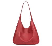 Genérico OoomayMaya Bag, OoomayMaya Shoulder Bags, Large Capacity Soft Leather Tote Bags, The Perfect Everyday Bags(red)