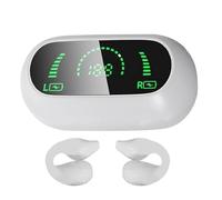 Genérico Open Ear Earbuds - Clip On Open Ear Earbuds, Running | Wireless Headphones | Bone Conduction Style | For Sports Gym Cycling Hiking Safety Comfort Student Teen Adult Tech Gift Set