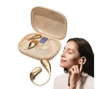 Genérico Open Ear Earbuds - Sports Headphones Over Ear Wireless, Noise Cancelling Open Earphones | Waterproof Sweatproof Long Battery Life Headset