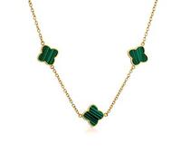 Generico Ops Object Clover OPSCL-1002 - Collar de mujer de acero dorado