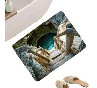 Genérico Optical Illusion 3D Carpet Mat - Non Slip Quick Dry Floor Rug | Soft Hole Design for Bathroom Kitchen Living Room Entryway Office Indoor Outdoor Apartment