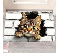 Genérico Optical Illusion 3D Rug, Fun Creatives 3D Hole Carpet for Decorative Floor Art, Non Slip Quick Dry Washable Soft Floor Mat for Home,Entryway,Living Room,Bedroom