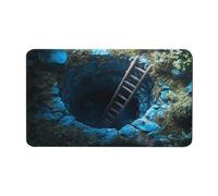 Genérico Optical Illusion Rug - 40x60cm/50x80cm 3D Decorative Rug, Non Slip Get Scared Carpet, Illusion Carpets, For Entrance Kitchen Bathroom Indoor Halloween Porch Decorations