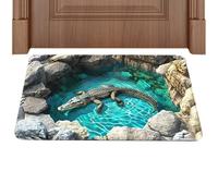 Genérico Optical Illusion Rug - Anti-Slip Rubber Foundation Engaging Cool Trap Carpet Non-Slip,3D Rugs - Engaging Illusion Design For Halloween Decorations Indoor Porch Entrance Kitchen Bathroom