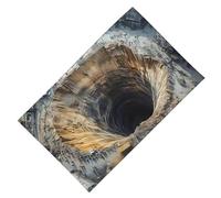 Genérico Optical Illusion Rug - Polyester Fiber | 3D Visual Carpet Non-Slip Mat | Quick-Dry Creative Decor For Entryway Living Room Birthday Holiday Party Entryway Living Room