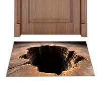 Genérico Optical Illusion Rug, Visual Illusion Doormat, Non-Slip Door Mats for Entryway, Kitchen, Bathroom, Entrance, Patio, Bedroom, Outdoor, Indoor, Living Room, and Halloween Home Decoration