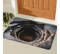 Genérico Optical Illusion Rugs, 3D Hole Rug, Non-Slip Optical Illusion Mat for Living Room/Entrance/Playroom (B,19.69 * 31.5 in)