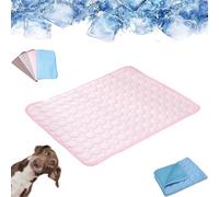 Genérico Opticnock Dog Cooling Mat, 2025 New Pet Cooling Mat, Dogs Cool Mats, Washable & Portable Pet Soft Pad, Washable, Soft, Indoor and Outdoor Use, for Dogs, Cat (Pink,XX-Large)