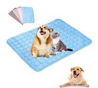 Genérico Opticnock Dog Cooling Mat, 2025 New Pet Cooling Mat, Washable & Portable Pet Cooling, SummerCooling Sleeping Pad, for Dogs & Cats, Washable, Soft, Foldable Sleeping (Blue,Medium)