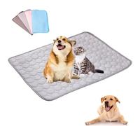 Genérico Opticnock Dog Cooling Mat, 2025 New Pet Cooling Mat, Washable & Portable Pet Cooling, SummerCooling Sleeping Pad, for Dogs & Cats, Washable, Soft, Foldable Sleeping (Gary,Large)