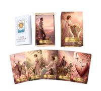 Genérico Oracle Cards Deck - 78 Piece Tarot Style Pink Divination Set for Guidance Reading for Love Dreams Meditation | Portable Card Game Kit with Smooths Finish Paper Stock for Home Travel