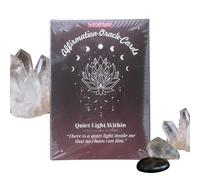Genérico Oracle Deck - Paper, Self-Motivation Game Set | Affirmation Oracle Cards, Oracles Tarot Cards for Affirmation Men Youth Elderly Friend Beginner Fortune Learning