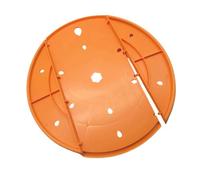 Genérico Orange Pot Insert - 13 Inch Plant Liner, Round Design with Drainage Holes, Soil Saving Large Capacity, Gardening Insert with Ventilation, Balcony Patio Use for Greenhouse Nursery