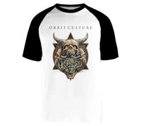 Genérico Orbit Culture Heavy Death Camiseta De Béisbol Unisex Blanca De Manga Corta