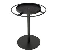 Genérico Orbital Display - Rotating for Accessories | Polished Stainless Frame with Integrated Base Tray, Premium Eyewear Equipment for Showcasing, Organizing, Selecting and Storing