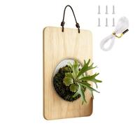 Generico Orchid Mount - Wooden | Vertical Staghorn Fern Frame Wall Planter for Porch Living Room Bedroom Balcony Yard Garden Home Outdoor Indoor Hanging Wood Slat Epiphyte Support Air Plant Display