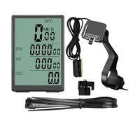 Genérico Ordenador de Contador de Velocidad - Kit de de Ordenador de de Datos con Cable Profesional preciso, Medidor de kilómetros con Pantalla LCD | para Ejercicios