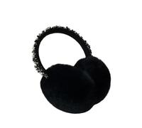 Genérico Orejeras De Invierno Women Winter Warm Earmuffs Fashion Lady Ear Muffs Thermal Girl Accessories(Black)