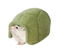 Genérico Organic Hamster Chew Toys, Turtle Shell Shape Hideaway, 6 Inches Natural with Bark, Edible Willow Hollow Center, Gnawing Huts with Textured, Habitat Supplies for Chewing Play