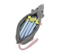 Genérico Organisateur Souris Drôle À Zip Lisse Trousse Mignonne | Trousse Mignonne Crayons Et Stylos Pour Garçons Filles Dortoir Bureau Maison Femmes Adultes Classe
