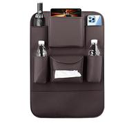 Generico Organizador de asiento trasero, organizador de almacenamiento para asiento de coche, protector anti-Kick Pad Protector, Auto Backseats Storages Bag, Vehicle Truck Sedan Accessories for Kids