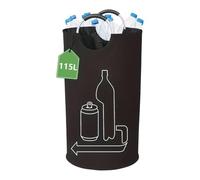 Generico Organizador de botellas vacías, contenedor de 115 l, alta capacidad, resistente para cocina, hogar, garaje, oficina, playa, camping, picnic, lavandería, clasificación diaria