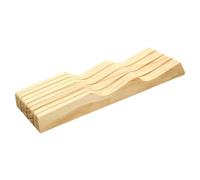 Genérico Organizador de cajones cuchillo bambú - bloque almacenamiento 7 ranuras | Inserto la cocina madera Insertar en el que ahorra espacio para hogar hogar, cocina, chef, las reuniones vacaciones