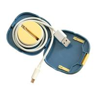 Genérico Organizador de Cargadores,Soporte Portátil 2 en 1 para Cables,Gestor de Cables USB para Ordenar | para Viaje Negocios Trabajo Electrónicos Portátil