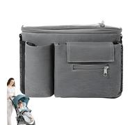 Genérico Organizador De Carrito,con Correas Antideslizantes para Bebé | Accesorios Transparentes De Almacenamiento Con Ajuste Perfecto Para Familias En Viajes Y Coche