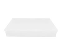 Genérico Organizador de Documentos Transparente Tamaño Grande Caja Archivadora Plástica Resistente para Oficina y Escritorio Estuche para Certificados y Postales Contenedor Multiuso