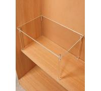 Genérico Organizador de Estante de gabinete, Soporte y Organizador de exhibición de acrílico Transparente, Estante de exhibición Multiusos for coleccionables(H20cm,49x44cm/19.3x17.3in)