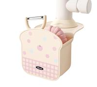 Genérico Organizador de fregadero para encimera,Con compartimentos y drenaje rápido - Portaesponjas para Grifo de Cocina - Para estropajos, jabones, cepillos, esponjas y amas de casa