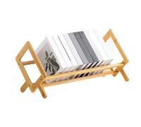 Generico Organizador De Librería De Escritorio - Librería De Mesa De Madera, Expositor Compacto | De Organización De Organización De Diarios De Documentos De Varios Niveles Para Dormitorio Oficinas
