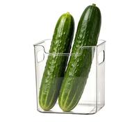 Genérico Organizador de - Organización Antideslizante Transparente Apto para Alimentos - Contenedores de almacenamiento para de alimentos,para Cocina Despensa Estante Cajón Congelador Snack Verdura