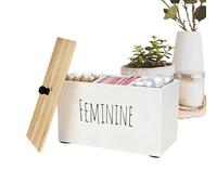 Genérico Organizador de Toallitas para Baño,Organizador De Baño Y Accesorios Para Tocador | Organizadora Para Compresas Femeninas - Para Adolescentes, Hogar, Navidad, Oficina