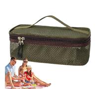 Genérico Organizador De Utensilios para Acampada,Bolsa Portátil De Utensilios De Cocina - Bolsa De Malla Grande Portátil para Utensilios De Camping para Picnic Barbacoa Viaje Aventura