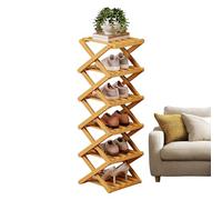 Generico Organizador de zapatos - Estantería angular plegable de 6 niveles, organizador grande para zapatos y botas - Para botas, zapatillas, sandalias, entrada, armario, salón o dormitorio