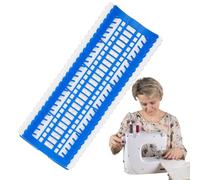 Generico Organizador Embroidery - 50 Grid Storage Box, Clear Sewing Container with 15 Reusable Label Cards | Embroidery Organizer for Sewing Yarn Floss String Sorting Craft Room Storage