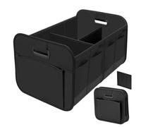 Genérico Organizador Maletero Coche para BMW X6 M-Power E71 2009-2014 (SUV), Plegable Multi-Compartimento, 70L Alta Capacidad, 600D Tela Oxford, Impermeable y Duradero, Bolsillo Lateral