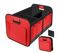 Genérico Organizador Maletero Coche para BMW X6 M-Power E71 2009-2014 (SUV), Plegable Multi-Compartimento, 70L Alta Capacidad, 600D Tela Oxford, Impermeable y Duradero, Bolsillo Lateral