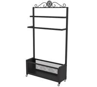 Genérico Organizador móvil Multifuncional para Corbatas, Cinturones, chales y Bufandas. Expositor de pie para armarios y Tiendas. Una solución de Almacenamiento Elegante.