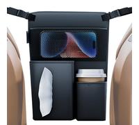 Generico Organizador para asiento de coche | Portaobjetos multifunción de piel para consola | Porta textiles entre los asientos traseros - Para Roulove Sedan Pickup Teléfonos Botellas de Agua