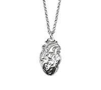 Genérico Órgano del corazón humano Un lado Colgante vívido collar collar cadena Fiesta punk Mujeres Hombres Médicos Enfermeras Regalo