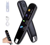 Genérico Original Translator Pen, Portable Smart Scanning & Reading Translators, Support for Offline Intelligent Translation Pen, Supports 112 Languages, for Study, Work, Trave (Black)
